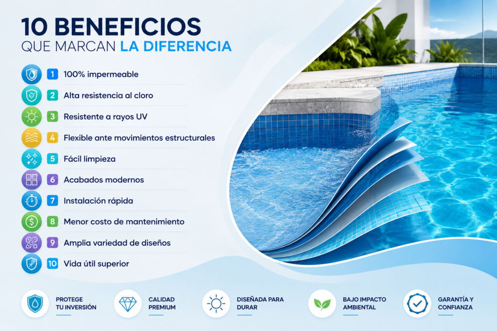 Membrana para piscina